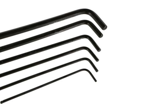 Набор шестигранных ключей с шаром 1, 5-10 мм, CrV, 7шт, оксидированное покрытие  Sturm-Tehinstrument