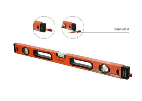 Уровень с карандашом 600 мм,  Sturm-Tehinstrument