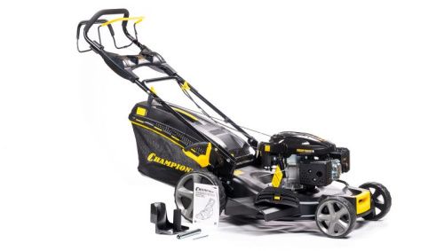 Газонокосилка CHAMPION LM5644 (PRO 4,4кВт привод 555мм 65л 25-75мм 1рычаг/6, 41кг 4в1)-Tehinstrument