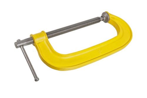 Струбцина G-образная, 200 мм / 8", чугун, оксидированный винт, hanskonner-Tehinstrument