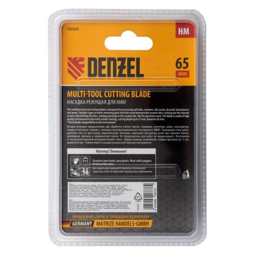 Насадка для МФИ режущая полукруг, HM, по плитке, 63 мм Denzel-Tehinstrument