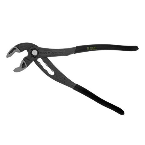 Клещи переставные, кнопочный механизм, обливные рукоятки, 300 мм Denzel-Tehinstrument