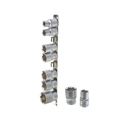 Набор головок CrV 9 шт 10-27 мм, посад 1/2",  Hanskonner-Tehinstrument