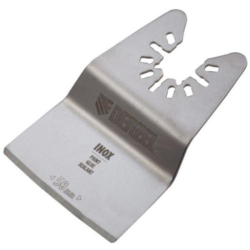 Насадка для МФИ шабер полукруг, Inox, для снятия краски и др., ширина 50 мм, длина общая 74 мм, ступенчатый Denzel-Tehinstrument
