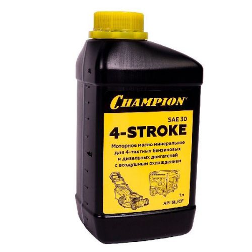 Масло для 4-тактных двигателей минеральное CHAMPION SAE 30, 1л 952852-Tehinstrument