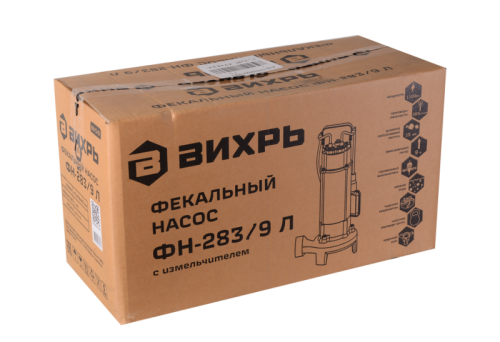 Фекальный насос Вихрь ФН-283/9 Л с измельчителем-Tehinstrument