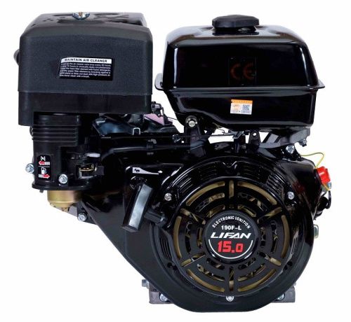 Двигатель Lifan 190F-L, вал ?25мм, катушка 7 Ампер-Tehinstrument