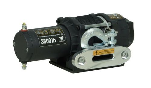 Лебедка электрическая Habert 3500LB, синтетический трос-Tehinstrument