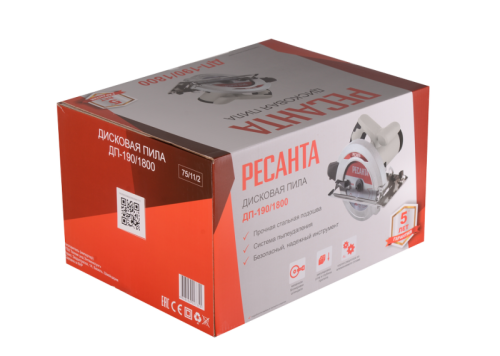Дисковая (циркулярная) пила Ресанта ДП-190/1800-Tehinstrument