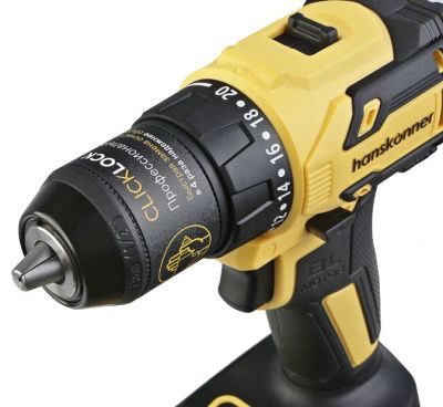 HCD2065C Дрель аккумуляторная  б/щ Hanskonner 1BatterySystem-Tehinstrument