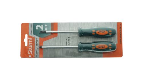 Набор отверток 2 шт, CrV  Sturm-Tehinstrument