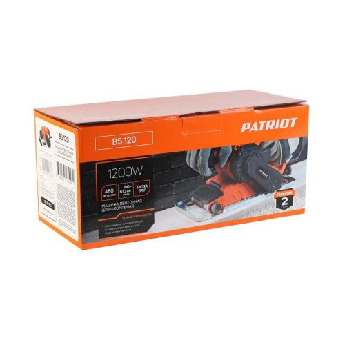 Машина ленточная шлифовальная Patriot BS 120-Tehinstrument