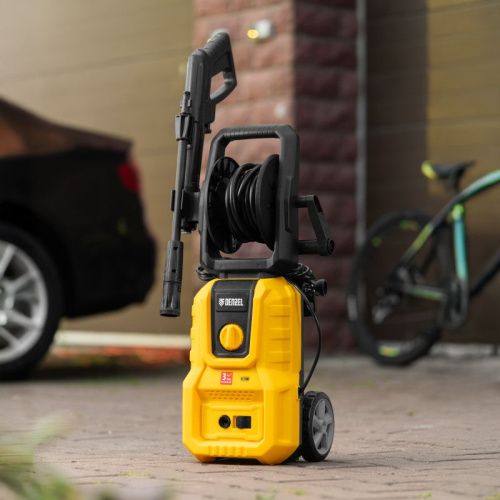 Моечная машина высокого давления R-170D, 1800 Вт, 170 бар, 380 л/ч, с барабаном// Denzel-Tehinstrument