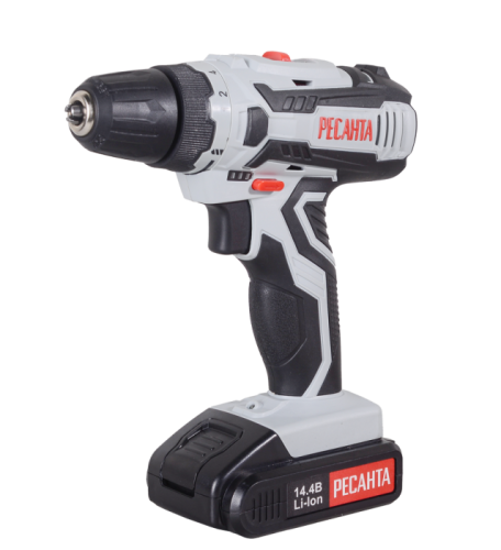 Дрель-шуруповерт аккумуляторная Ресанта ДА-14-2ЛК-Tehinstrument