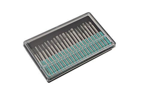 Набор шарошек, 20 шт, хвостовик 3мм, алмазное напыление,  Sturm-Tehinstrument