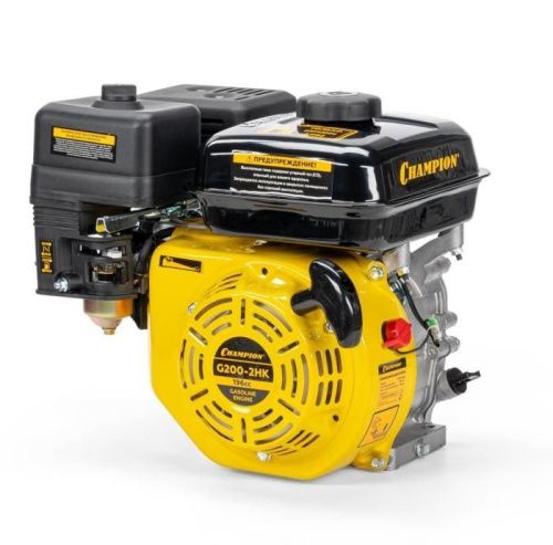 Двигатель CHAMPION (6,5лс/4,8кВт, 196см³, 19мм, шпонка, 13кг)-Tehinstrument