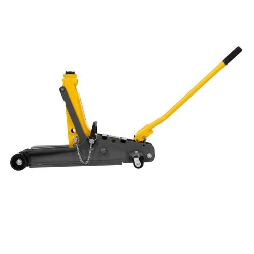 Домкрат гидравлический подкатной с фиксатором, 2,5 т,  85-385 мм, в пласт. кейсе Denzel-Tehinstrument