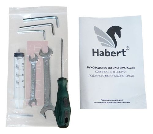 Мотор лодочный болотоход Habert (двигатель Lifan 170F D20)-Tehinstrument