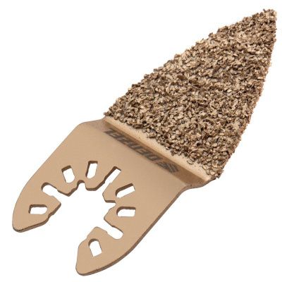 Насадка для МФИ шлифовальная двусторонняя дельта, узкая, HM, по плитке и дереву, 35 мм Denzel-Tehinstrument