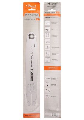 Пильная шина 16"  Sturm Паз 1,3мм, 3/8", 56 зв, хвостовик St-Tehinstrument