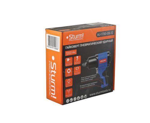 Гайковерт пневматический крутящий момент 1200 Нм, патрон 1/2"  Sturm-Tehinstrument
