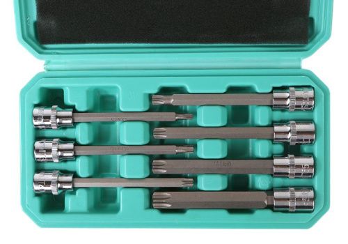Набор головок TORX 3/8", 110мм, T25-60, 7шт, пластиковый кейс, СrV  Sturm-Tehinstrument