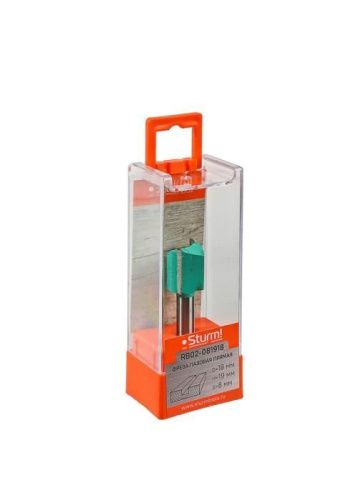 Фреза пазовая прямая с двойным лезвием dxhxl 18x19x55 мм, хв.8  Sturm-Tehinstrument