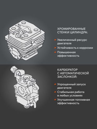 Триммер бензиновый Patriot PT 3555 ES Country-Tehinstrument