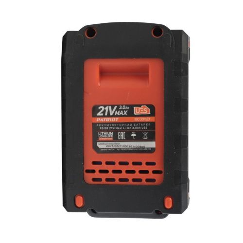 Батарея аккумуляторная BR 21V(Max) Li-ion 3,0Ah UES, Patriot-Tehinstrument