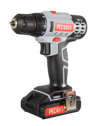 Дрель-шуруповерт аккумуляторная Ресанта ДА-50Л2-18А-Tehinstrument