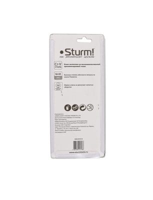 Набор шестигранных ключей 2, 5-10 мм, CrV, 7шт, оксидированное покрытие  Sturm-Tehinstrument