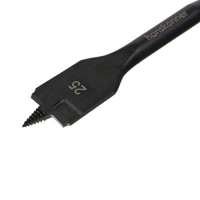 Сверло перовое по дереву 25мм, высококачеств. сталь, шестигр. хвостовик, Hanskonner-Tehinstrument