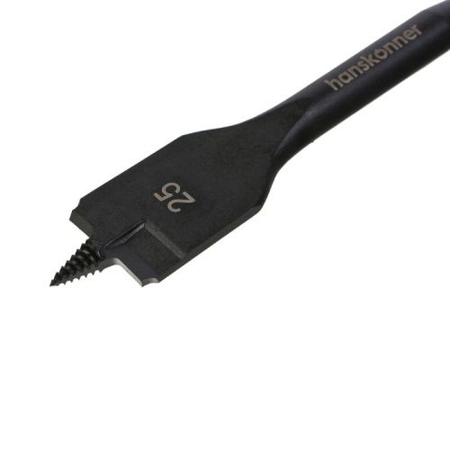 Сверло перовое по дереву 25мм, высококачеств. сталь, шестигр. хвостовик, Hanskonner-Tehinstrument