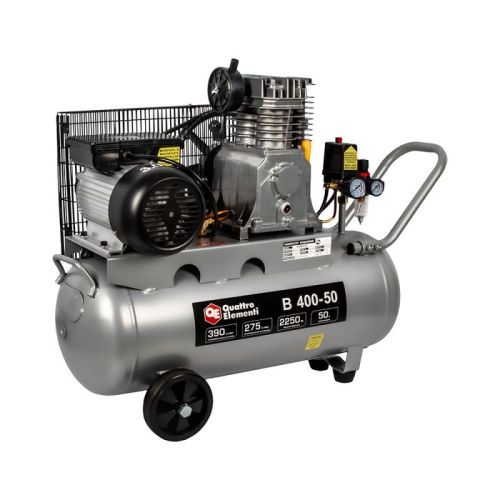 Компрессор поршневой масляный QUATTRO ELEMENTI B 400-50-Tehinstrument