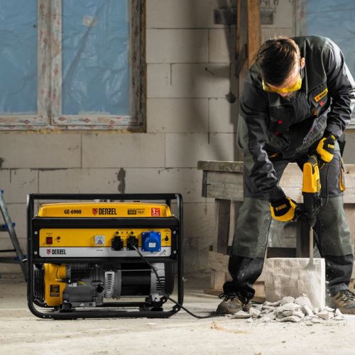 Генератор бензиновый  Denzel GE 6900-Tehinstrument