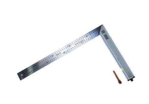 Угольник с уровнем и карандашом, 500мм, стальной, серия Кулибин,  Sturm-Tehinstrument