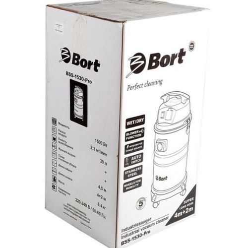 Универсальный пылесос Bort BSS-1530-Pro (пылесос Борт 1530-про), 98297065-Tehinstrument