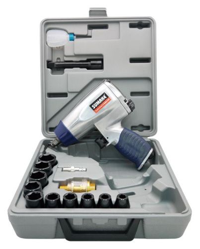 Пневмогайковёрт Sumake ST-M1001K с набором головок-Tehinstrument