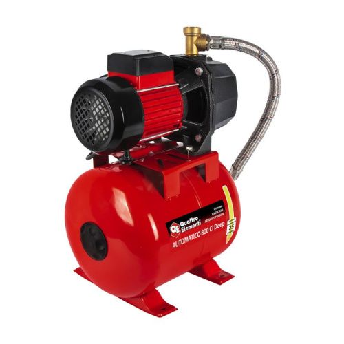 Насосная станция QUATTRO ELEMENTI Automatico 800 Ci Deep  + Эжектор-Tehinstrument