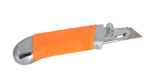 Нож с выдвижным лезвием 25 мм, металлический корпус, автоматический фиксатор, Вихрь-Tehinstrument