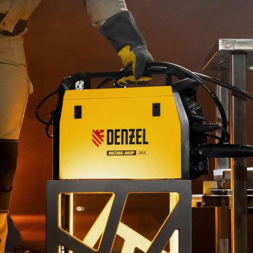 Аппарат инвертор. полуавтомат. сварки Denzel MultiMIG-200DP Synergy Double Pulse-Tehinstrument