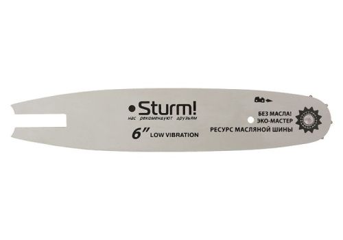 Пильная шина 6" паз 1,1 мм, 1/4", 37 зв  Sturm Для CSC1804-Tehinstrument