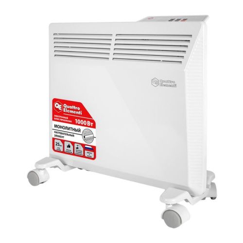 Нагреватель воздуха электрический QUATTRO ELEMENTI QE-1000KME конвекторный-Tehinstrument