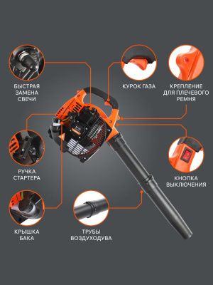 Воздуходувка бензиновая Patriot BG 125-Tehinstrument