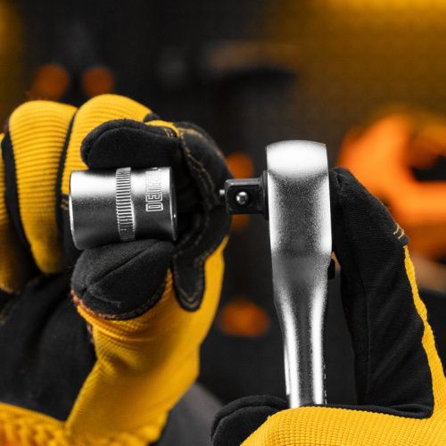 Ключ-трещотка 3/8", 90 зубьев, с быстрым сбросом, CrV Denzel-Tehinstrument