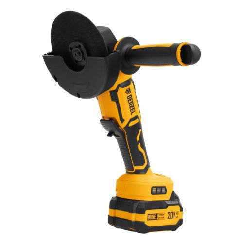 Бесщеточная аккумуляторная угловая шлифовальная машина Denzel AGH-BL-20-125, Li-Ion, 20 В-Tehinstrument