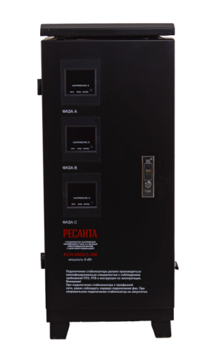 Стабилизатор напряжения РЕСАНТА АСН-6000/3-ЭМ-Tehinstrument
