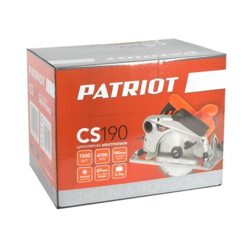 Пила циркулярная Patriot CS 190-Tehinstrument