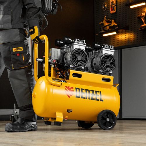 Компрессор безмасляный, малошумный Denzel DLS 2200/50-Tehinstrument