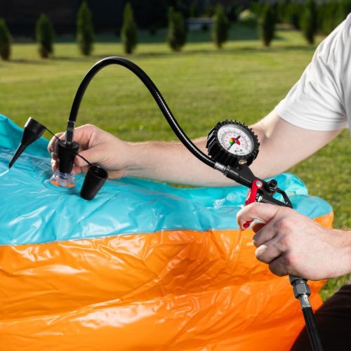 Компрессор воздушный DENZEL DL1100, с набором аксессуаров-Tehinstrument